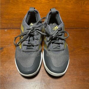 Adidas Court Control Women’s Tennis Shoes Grey Six/Gold Metallic/ White Size 6.5